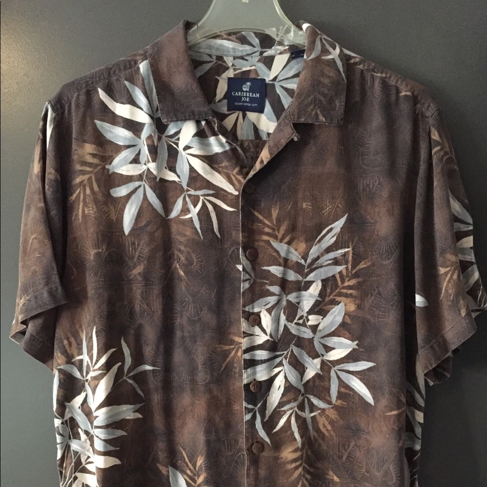 Hawaiian Shirt - Caribbean Joe - 100% Silk